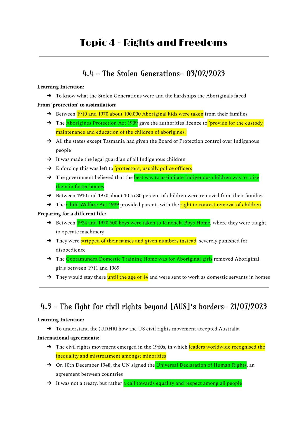 History about Aboriginals - Page 1