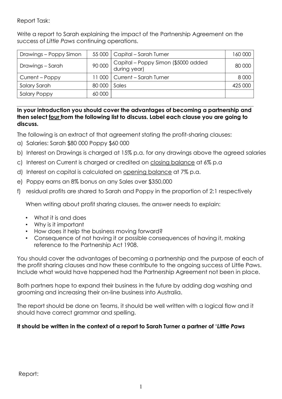 Level 3 Accounting Partnerships - Page 1