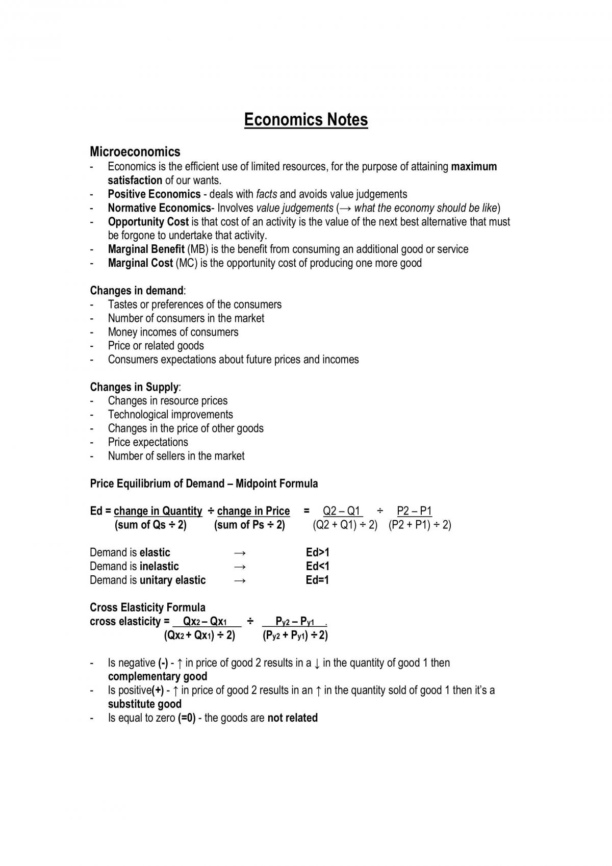Notes Micro - Page 1