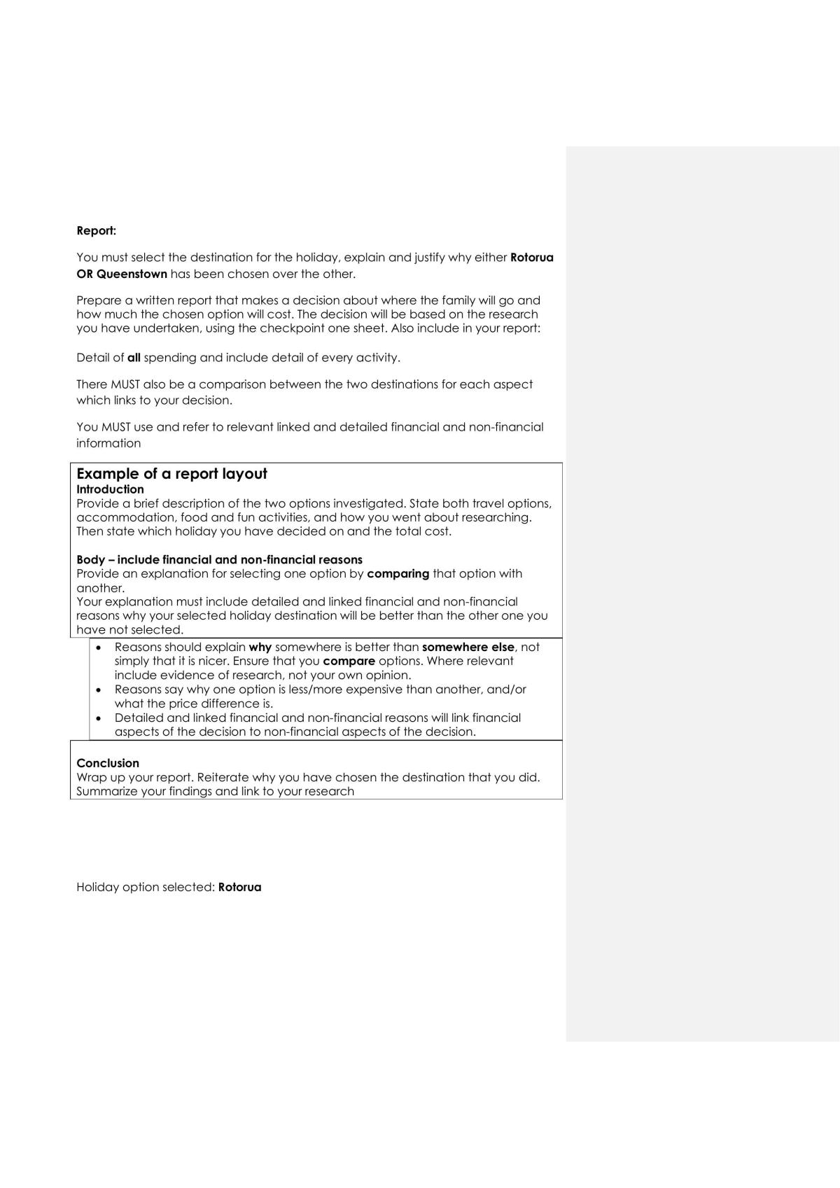 Level 1 Accounting Financial Decision as 1.6  - Page 1