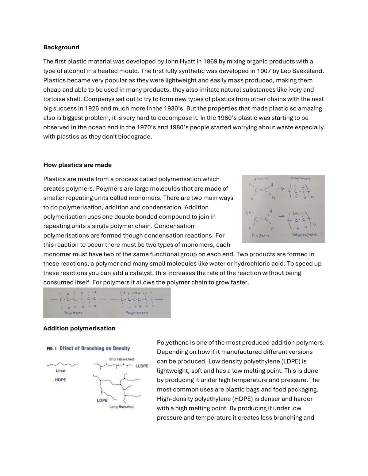 Level 3 Chemistry as 91390 Chemical Processes - Page 1