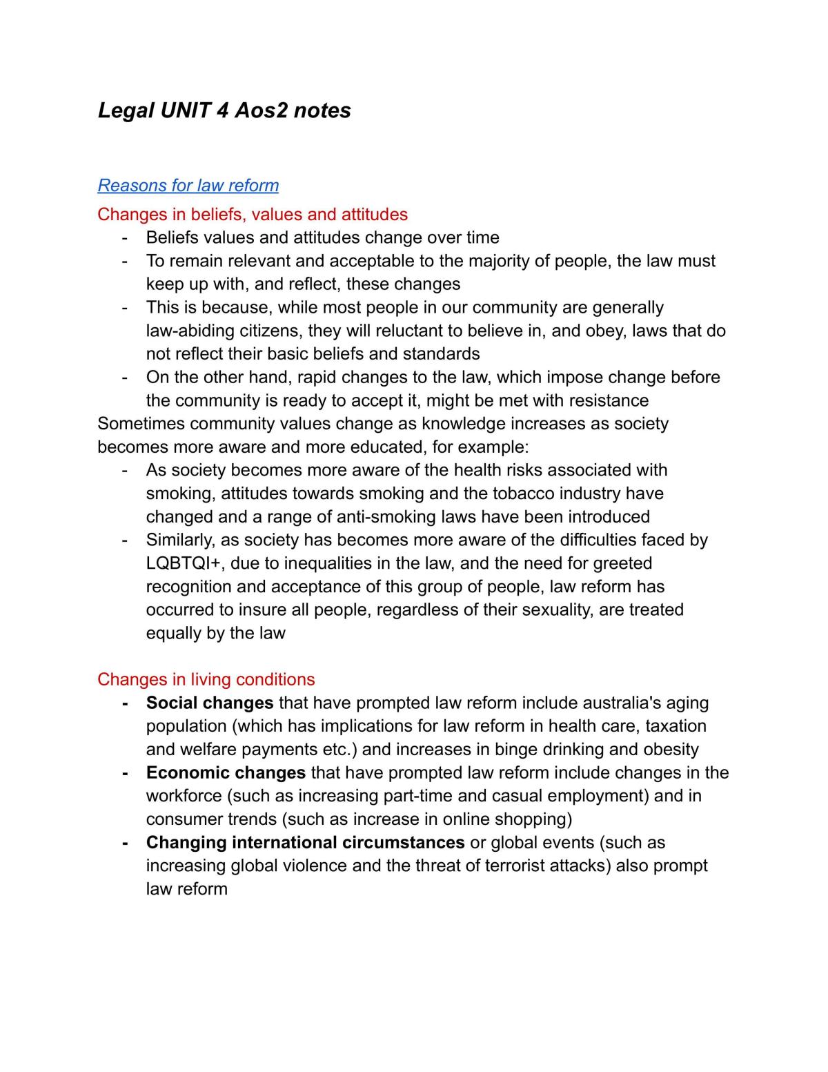 Unit 4 Legal Notes - Page 1