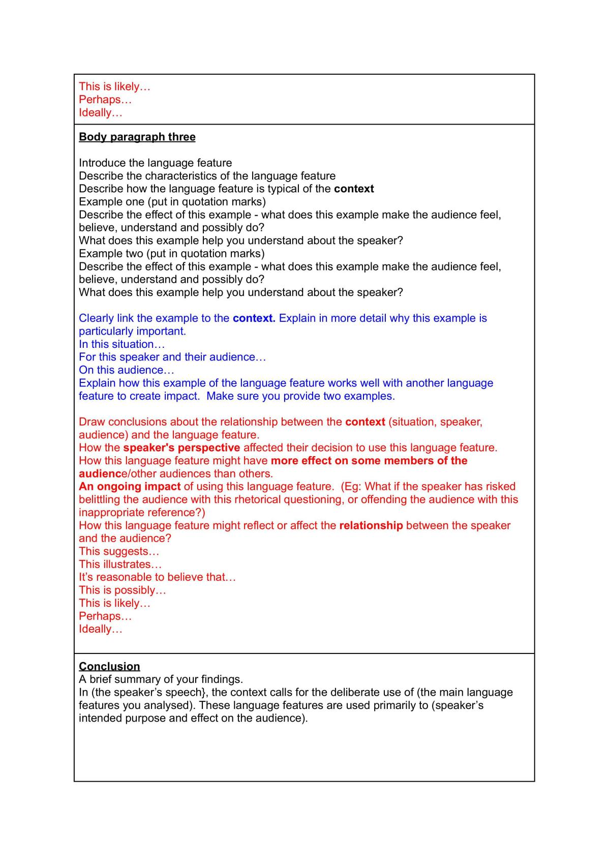 English 1.1 Exemplars + Scaffold Notes - Page 3