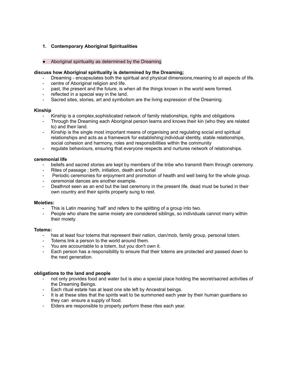 Post 1945 Study Notes - Page 1