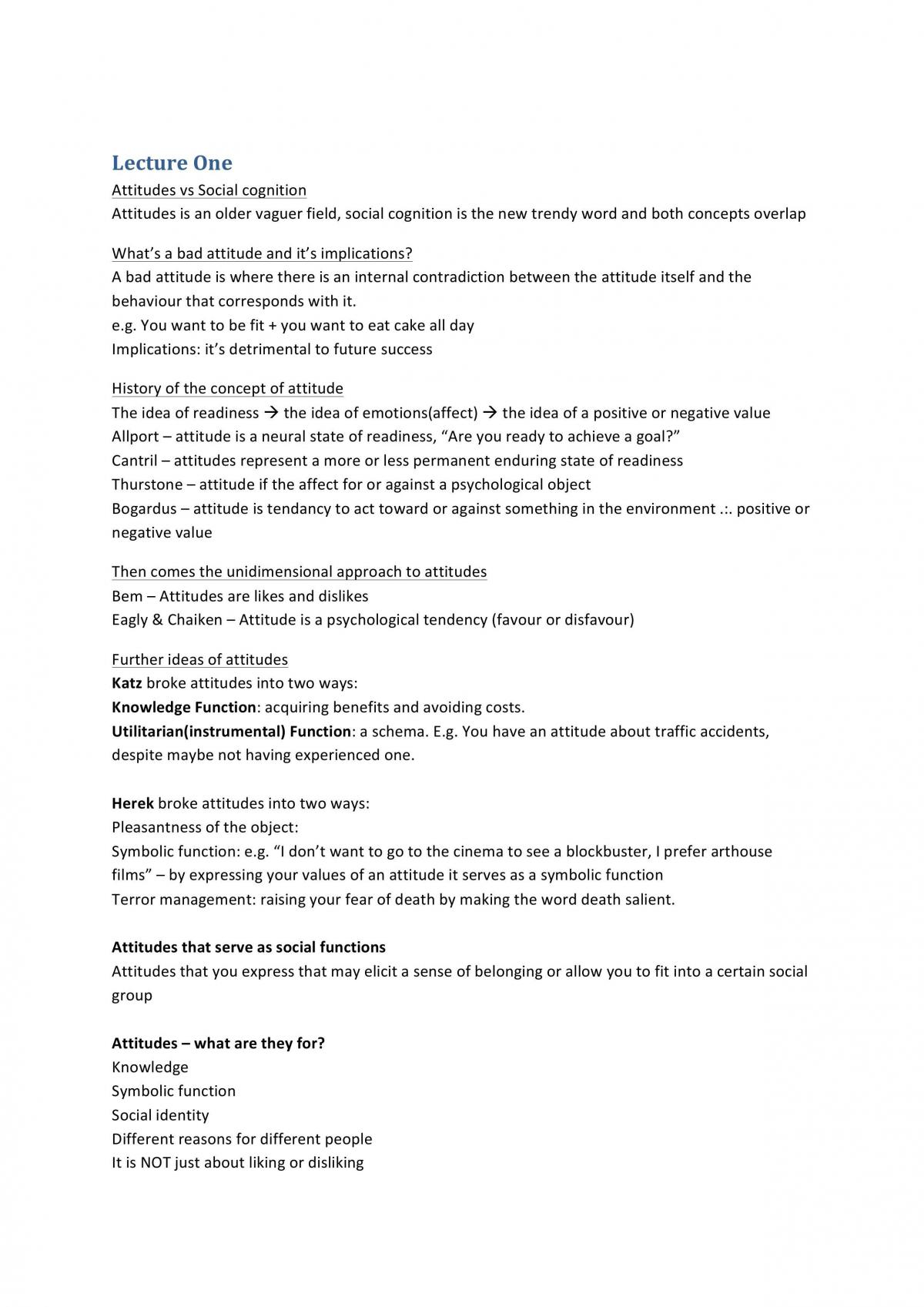 PSYC3122 Complete Notes - Page 1