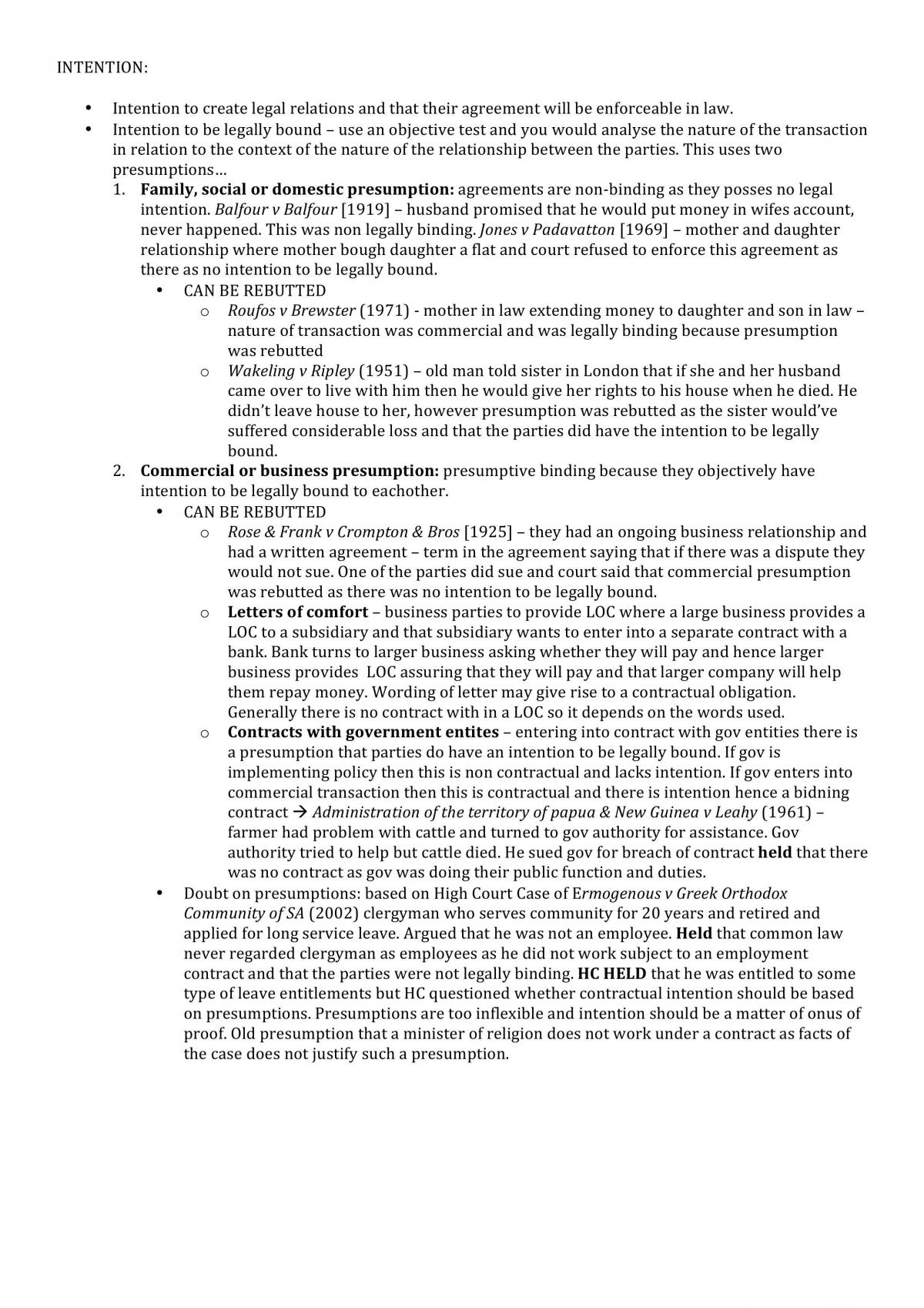 Contracts Notes  - Page 1
