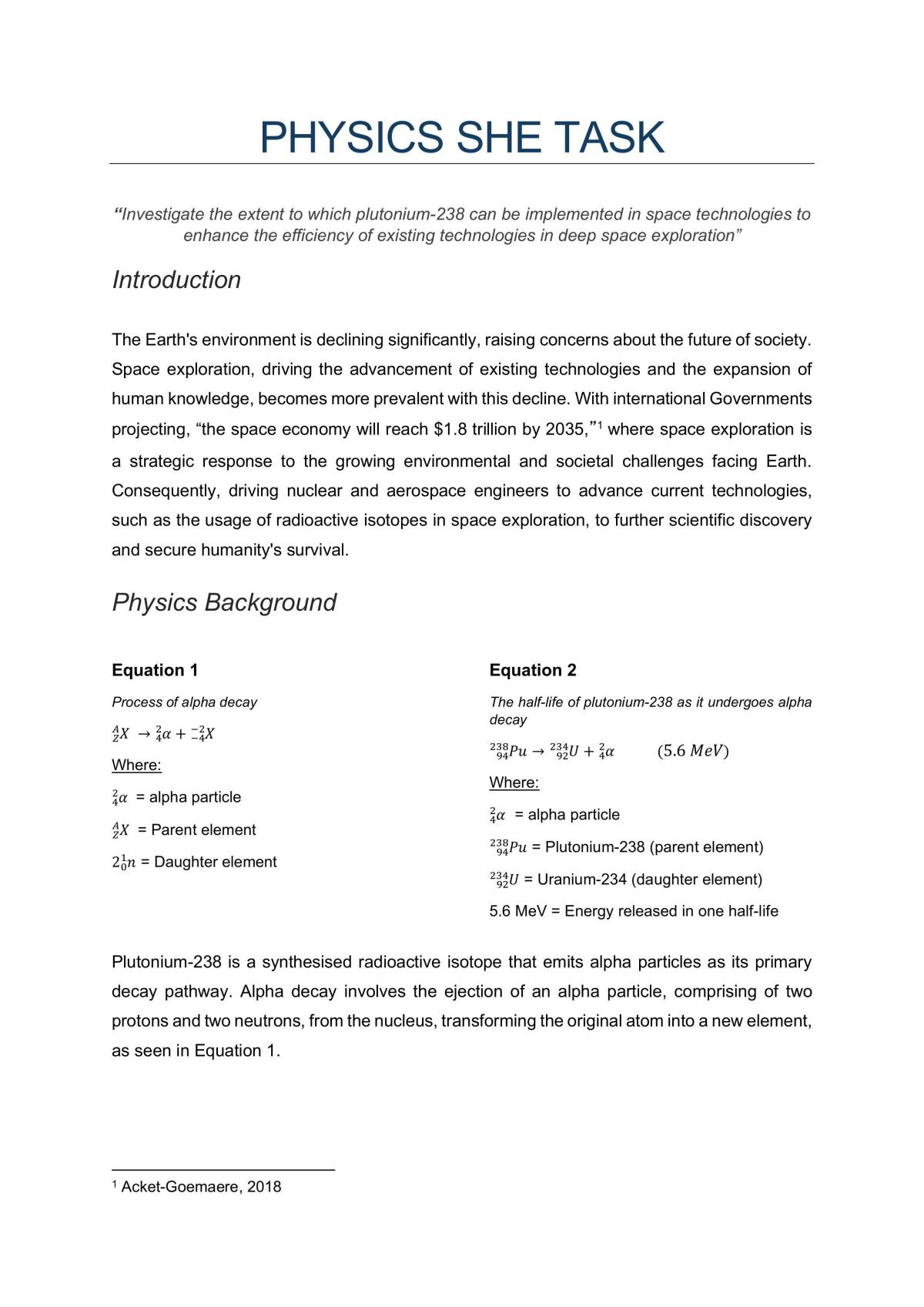 SHE - Topic: Isotopes - Page 1