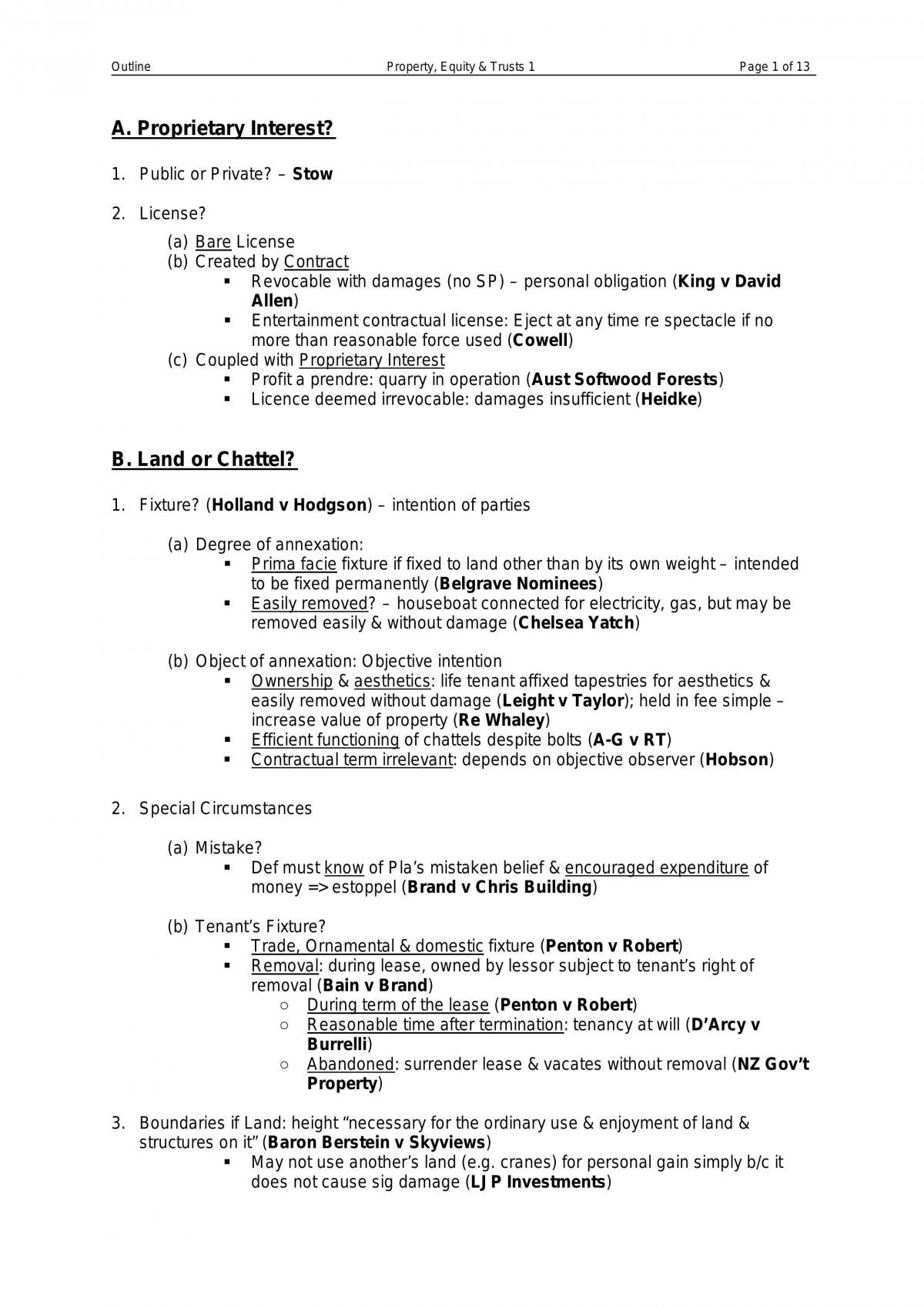 Outline - Page 1