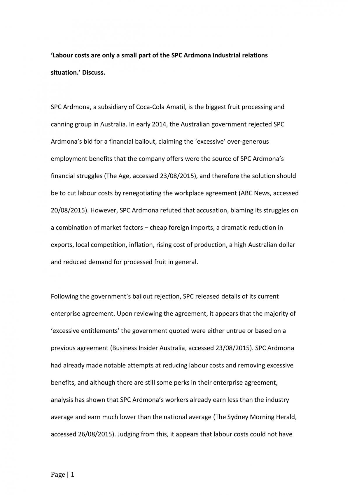 SPC Practical Assignment - Page 1