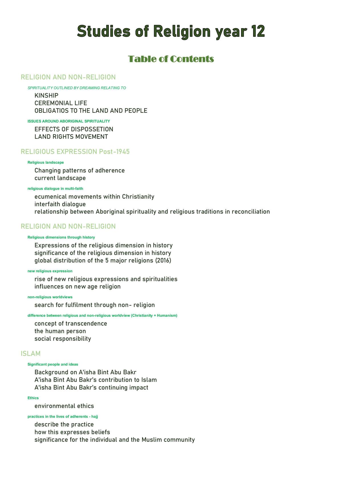 SOR 2 Notes - Page 1