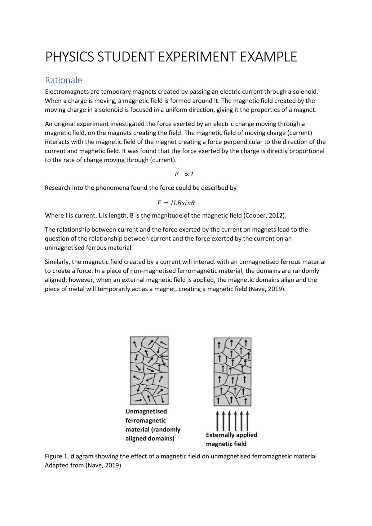 Physics 20/20 Assingment Example - Page 1