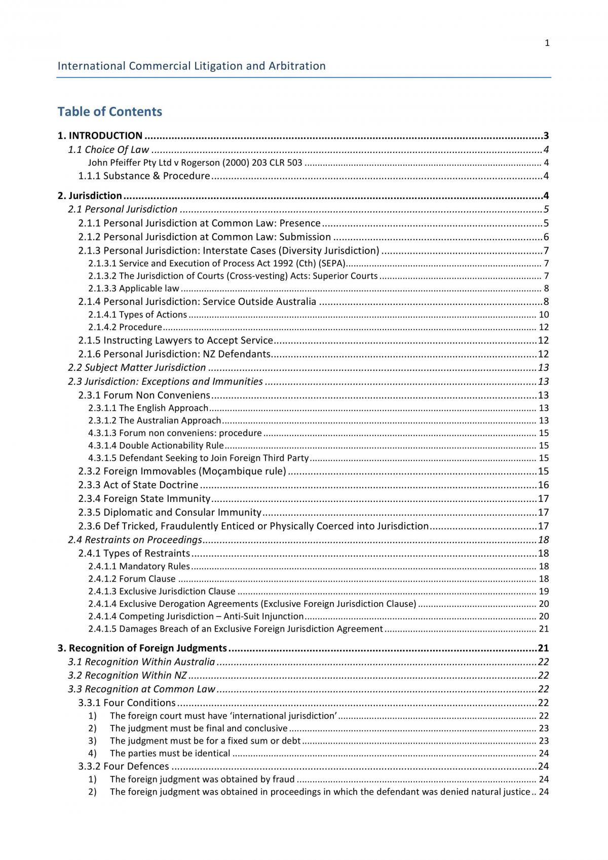 Full Unit Notes - Page 1