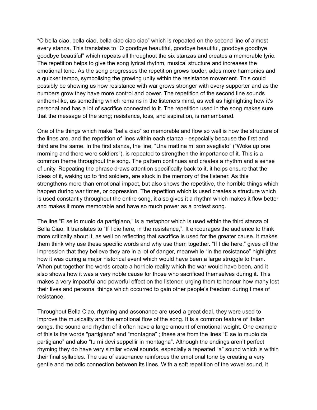 1.1 English Language in Context 'Bella Ciao' - Page 3