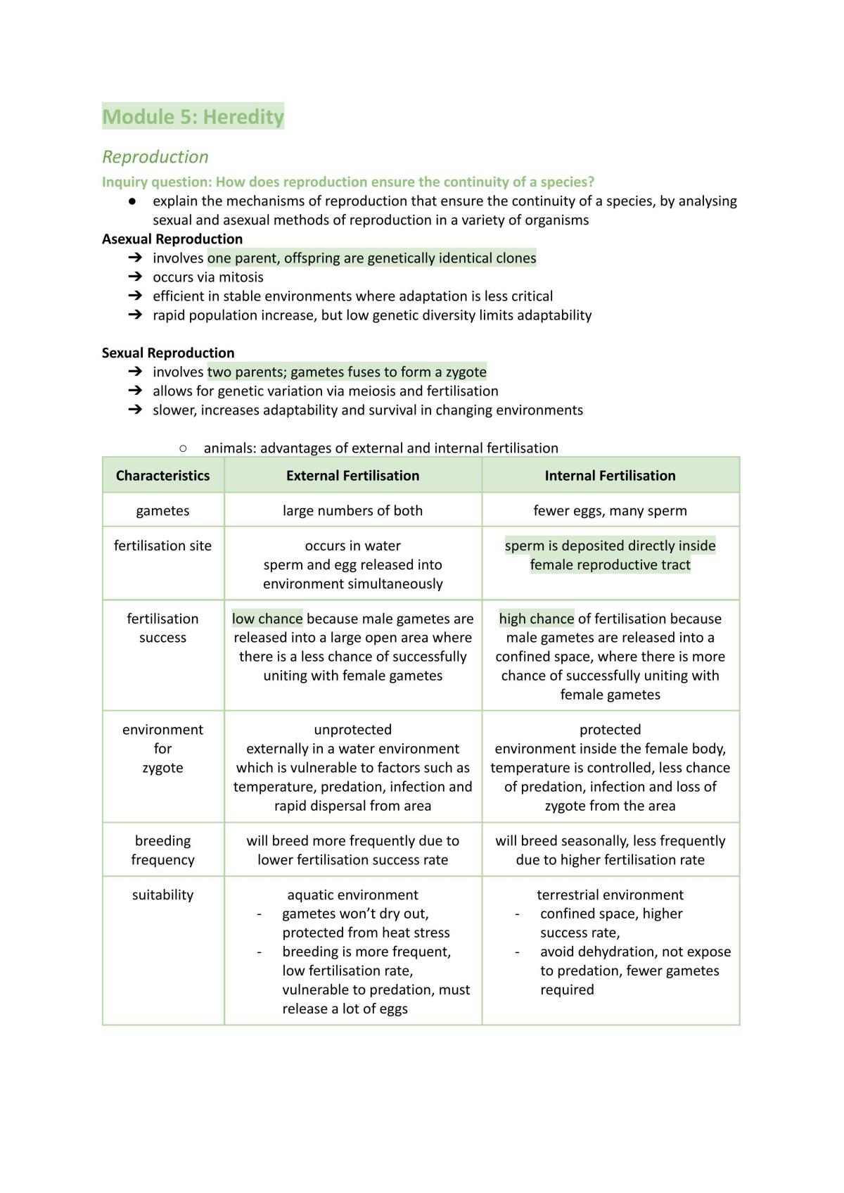 Biology Notes - Page 1