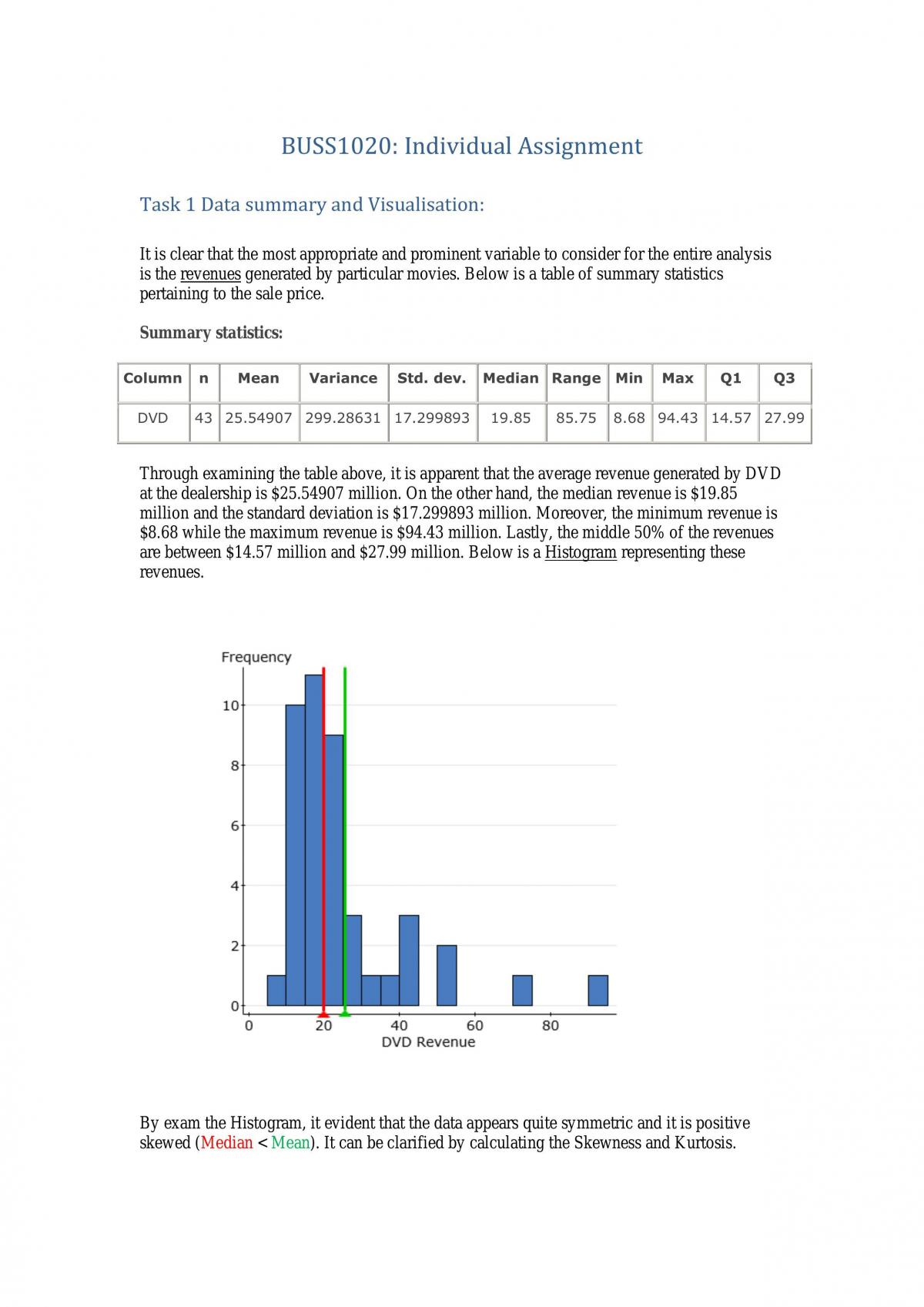 Buss1020 Individual Assignment_Sample - Page 1