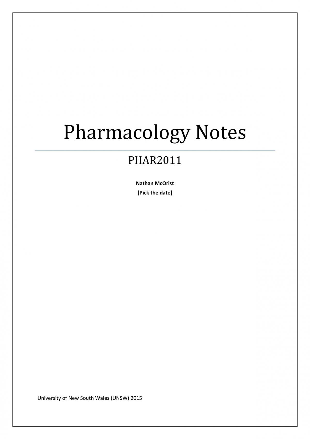 Course Notes - Page 1