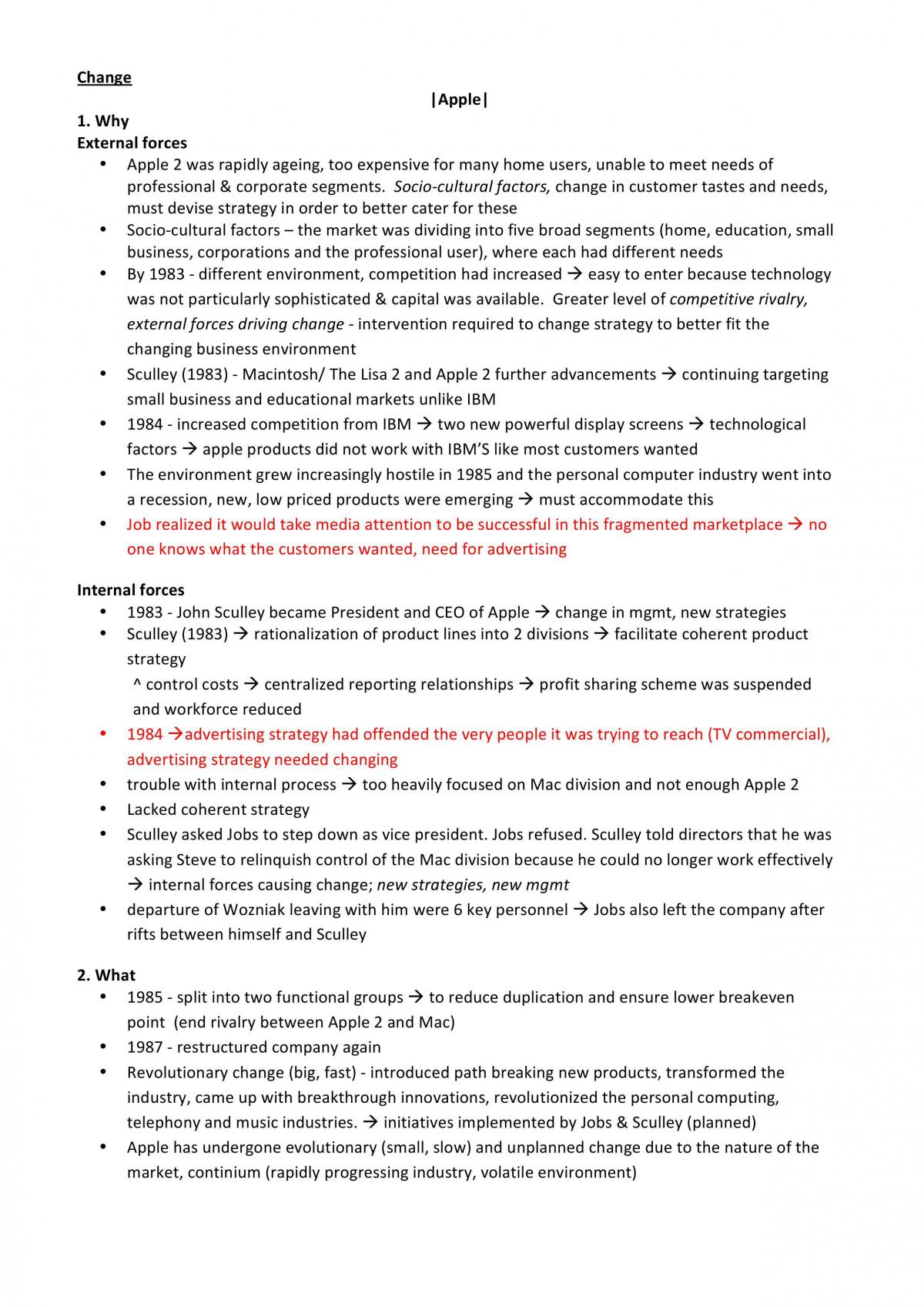 MGMT20001 Topic Cases Notes - Page 1