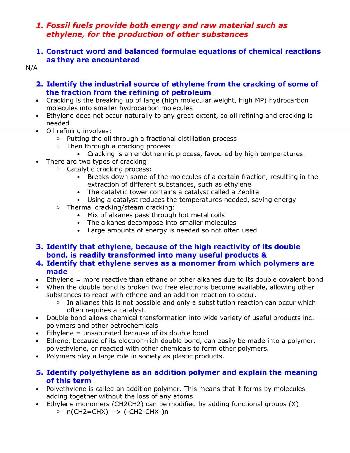 Notes for Production of Materials - Page 1