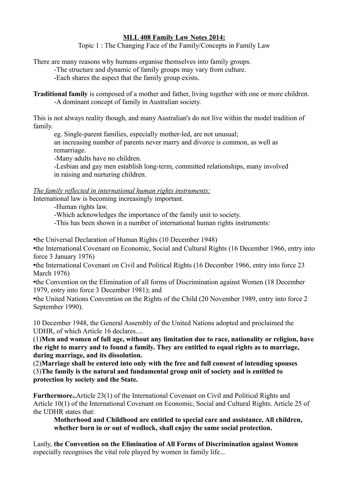 Partial Study Notes for Numerous Topics in MLL408 - Page 1