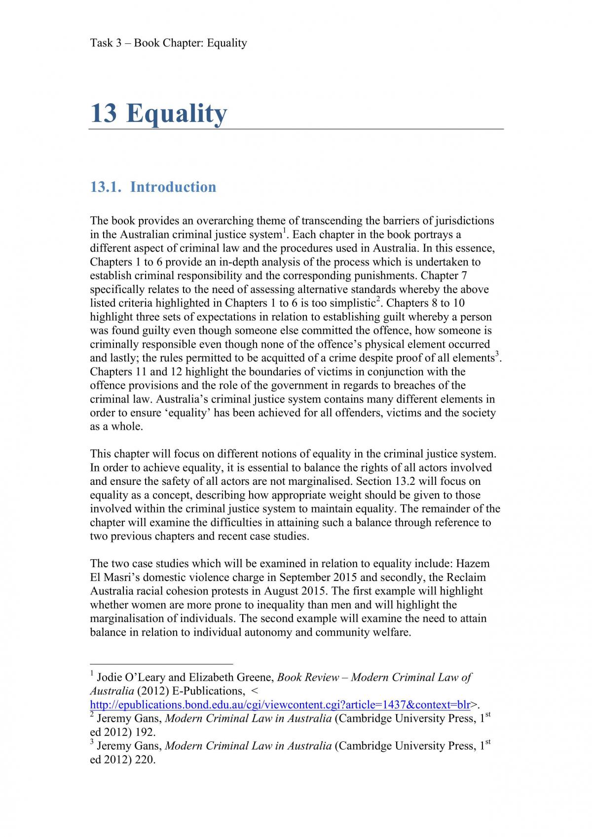 Task 3 - Book Chapter on Equality - Page 1