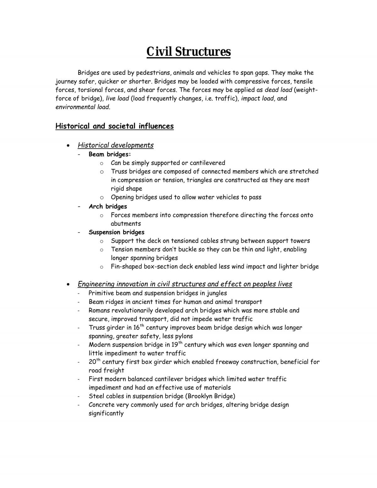 Engineering Studies Study Notes - All Modules  - Page 1