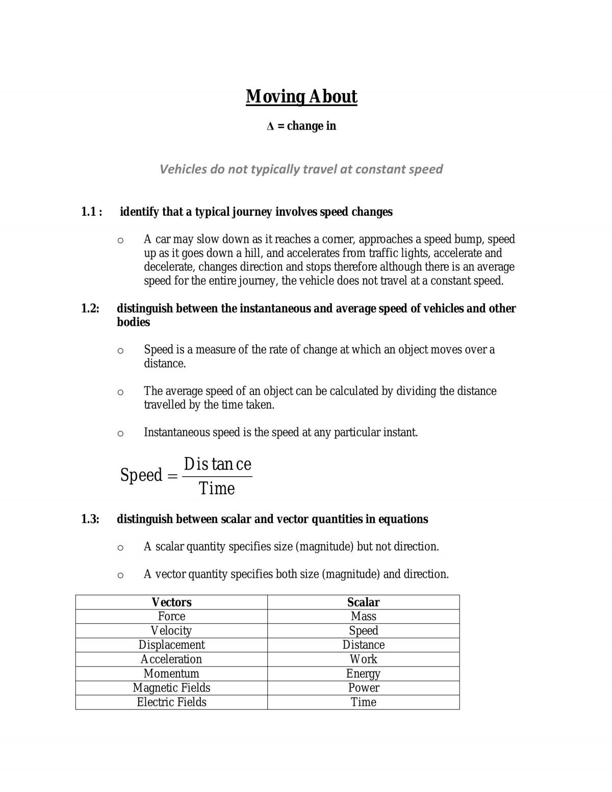 Moving About Notes - Page 1