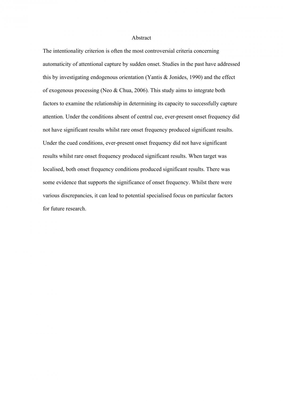 PSYC1002 Research Report  - Page 1