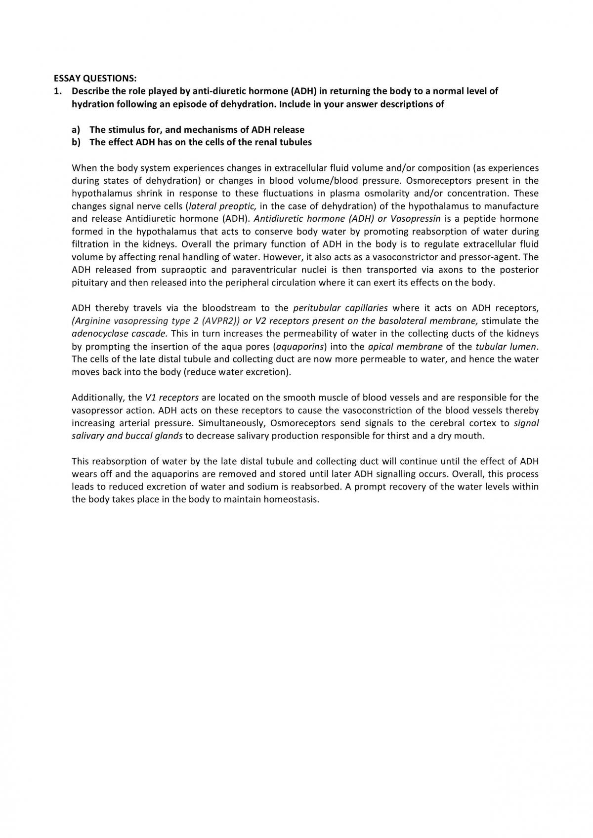 Renal Physiology - Page 1