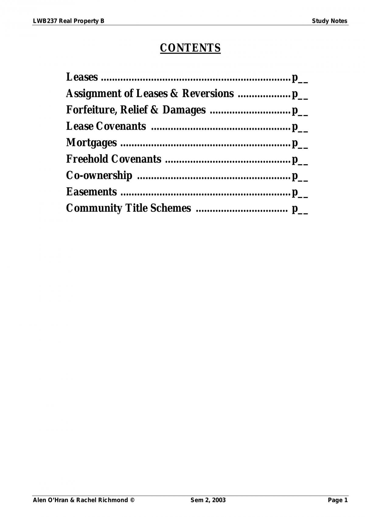 Law Notes - Page 1