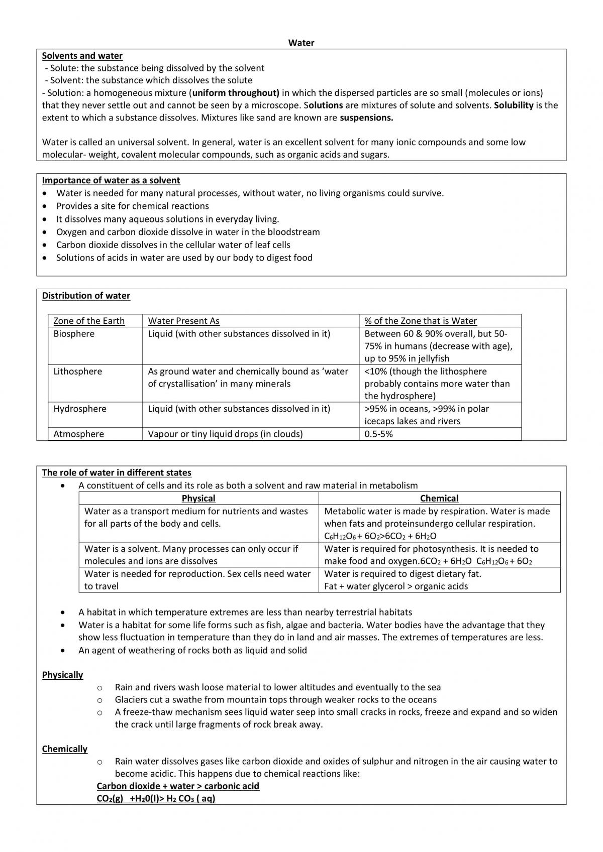 Chemistry Notes Part 2 - Page 1