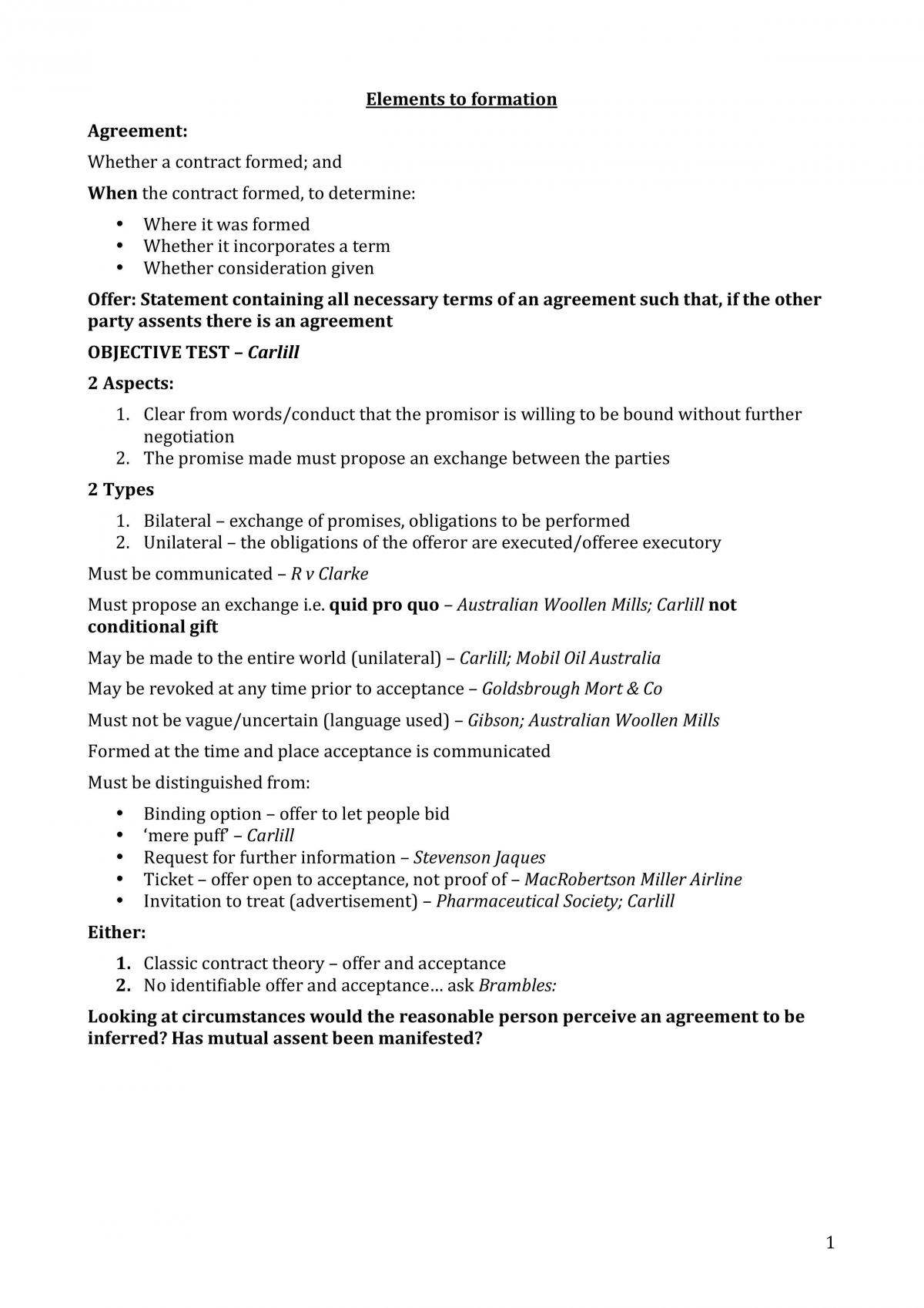 Exam Notes LLB120 - Page 1