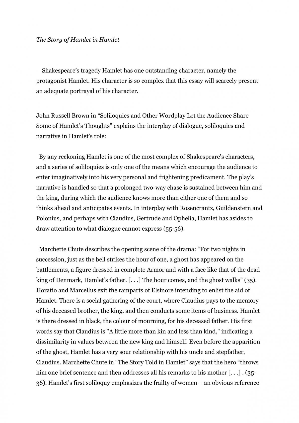 The History of Hamlet - Page 1