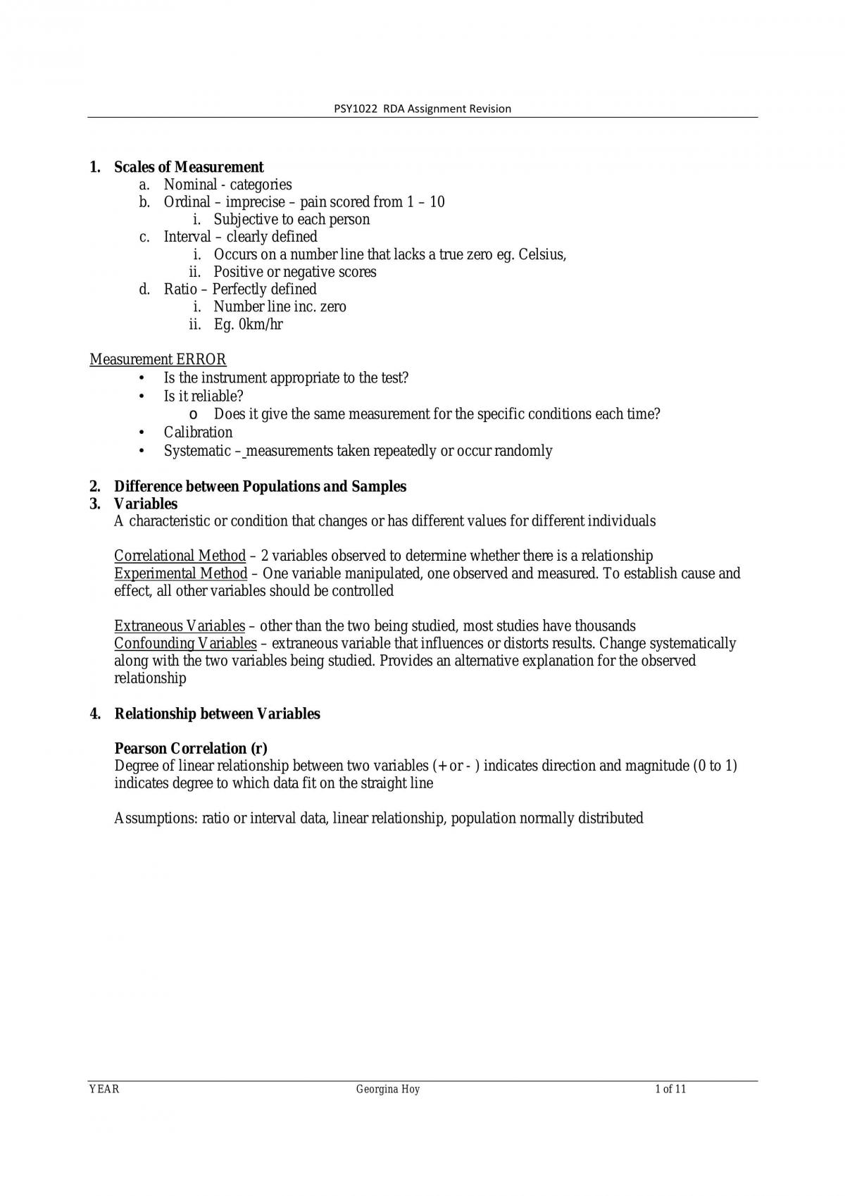 Research Design & Analysis - Page 1