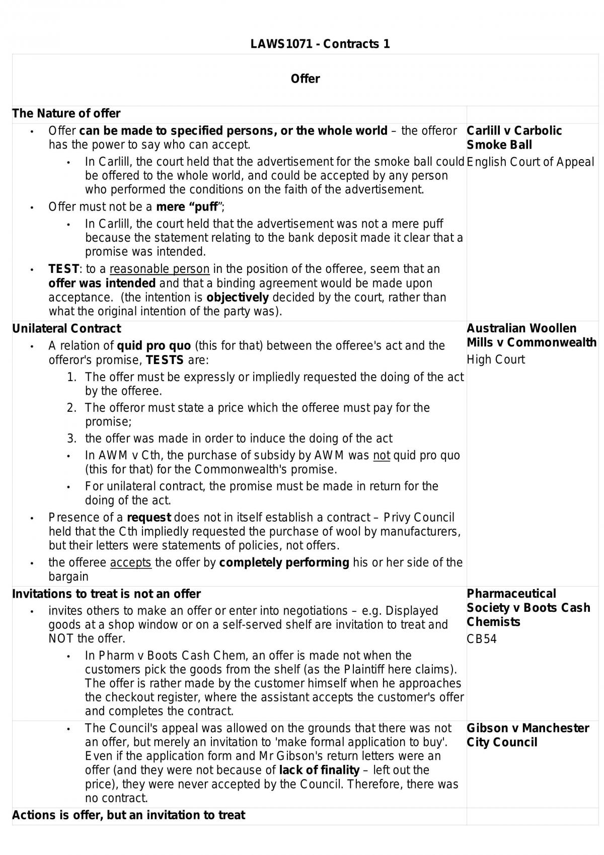 Contracts 1 Notes - Page 1
