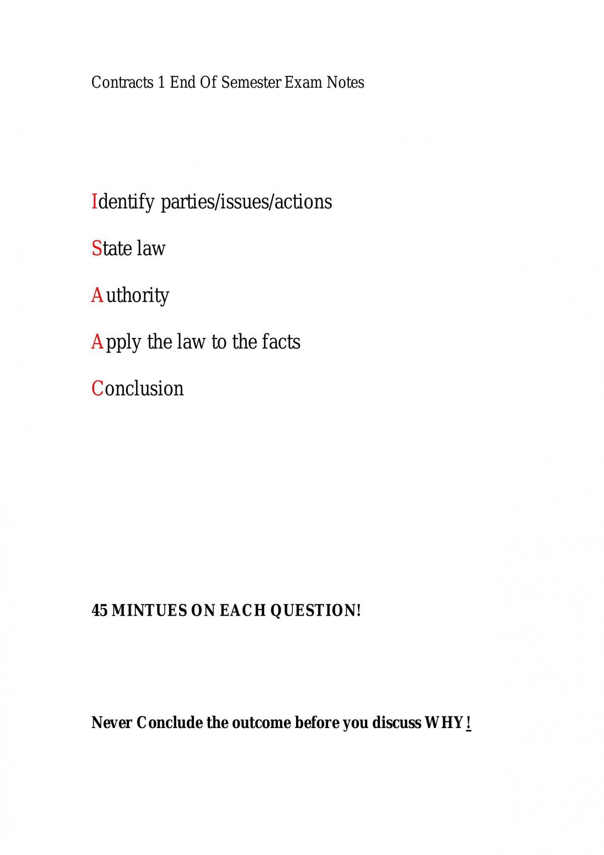 Contracts 1 Notes - Page 1