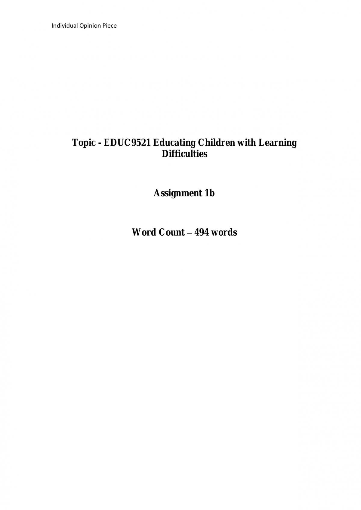 thesis about learning difficulties