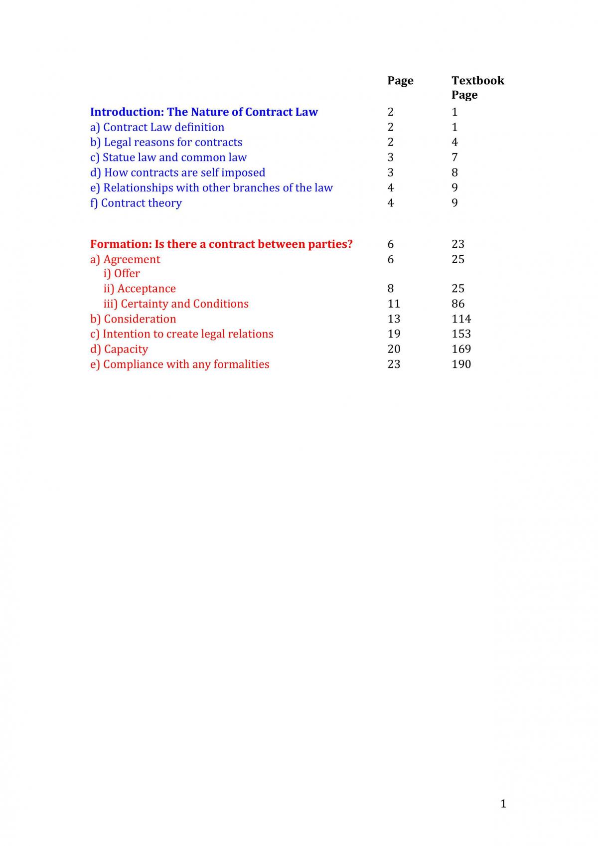 LAWS105 Notes - Page 1