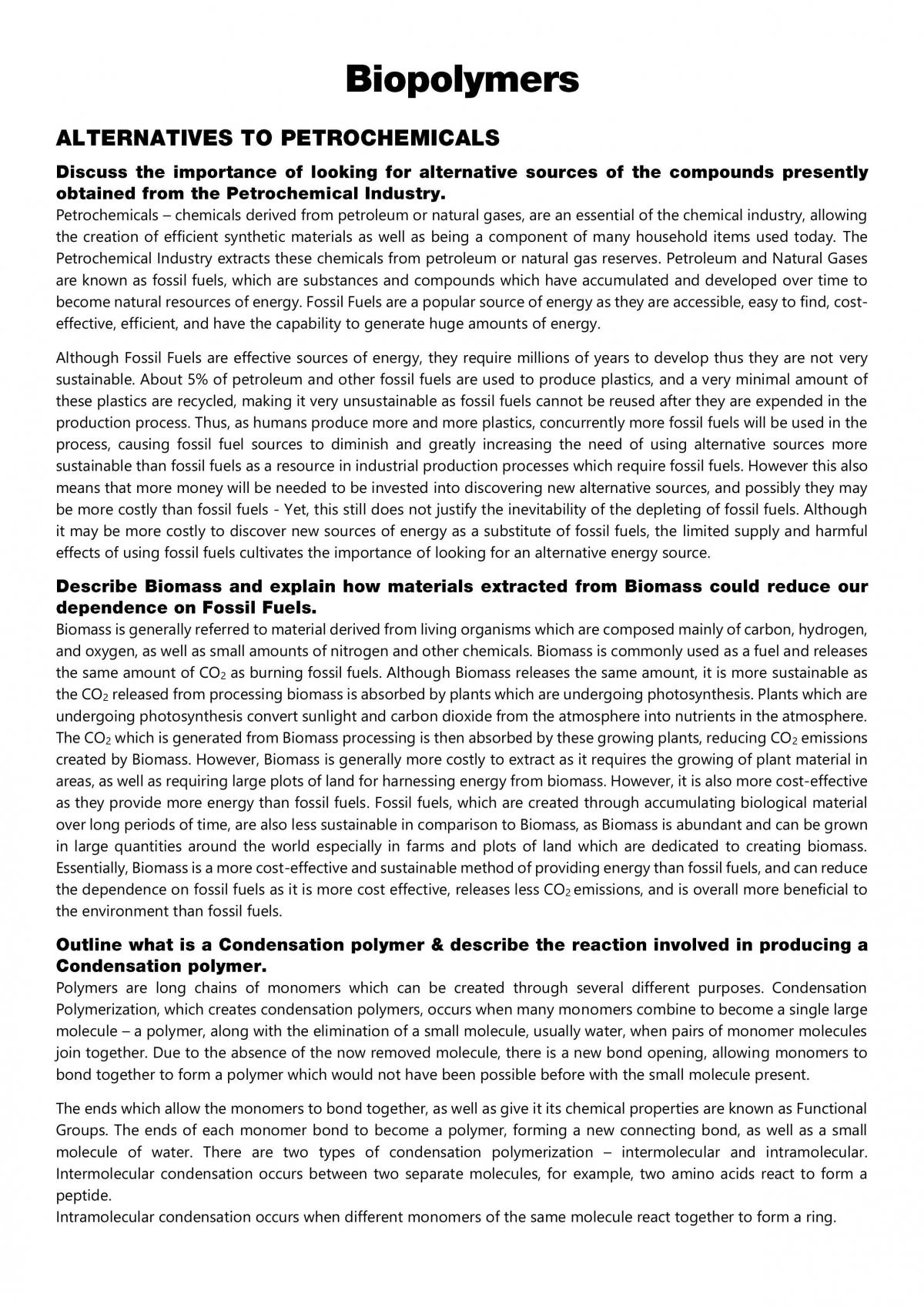 Biopolymers - Page 1