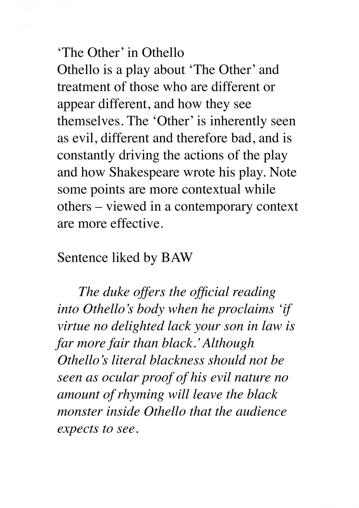 Othello  - Page 1