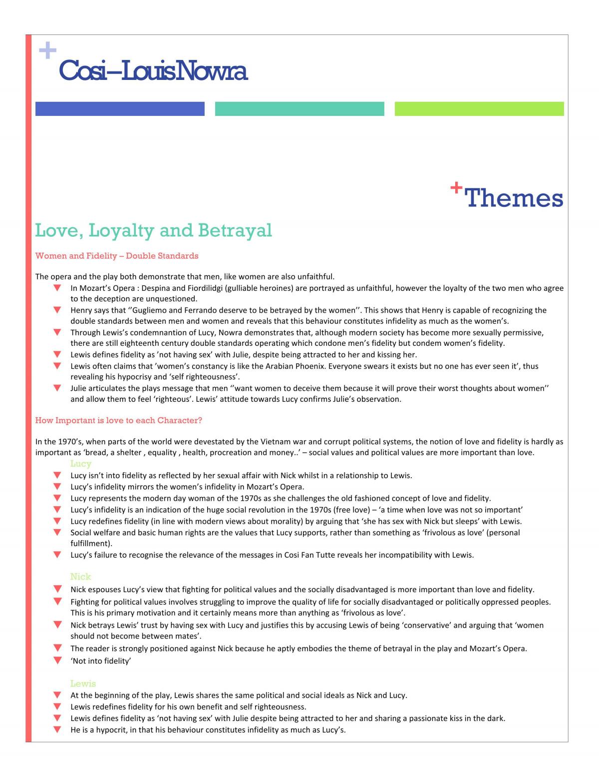'Cosi' Themes - Page 1