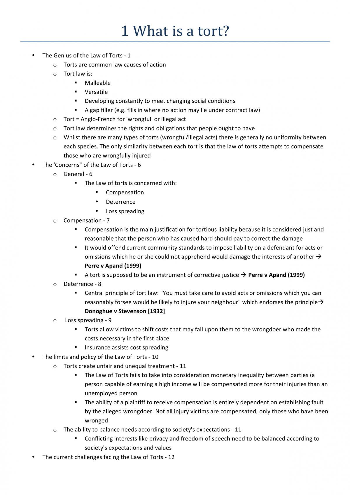 Complete Notes Covering Weekly Readings - Page 1