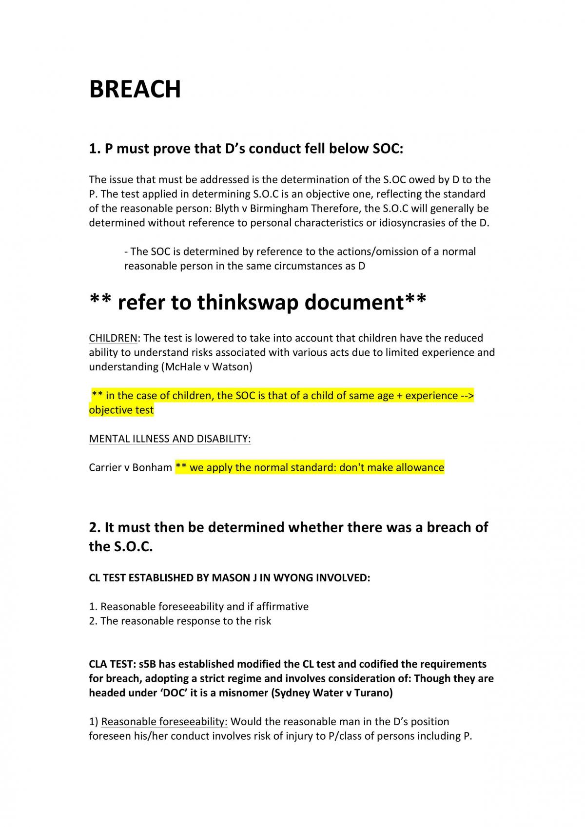 LAWS1061 Complete Notes - Page 1