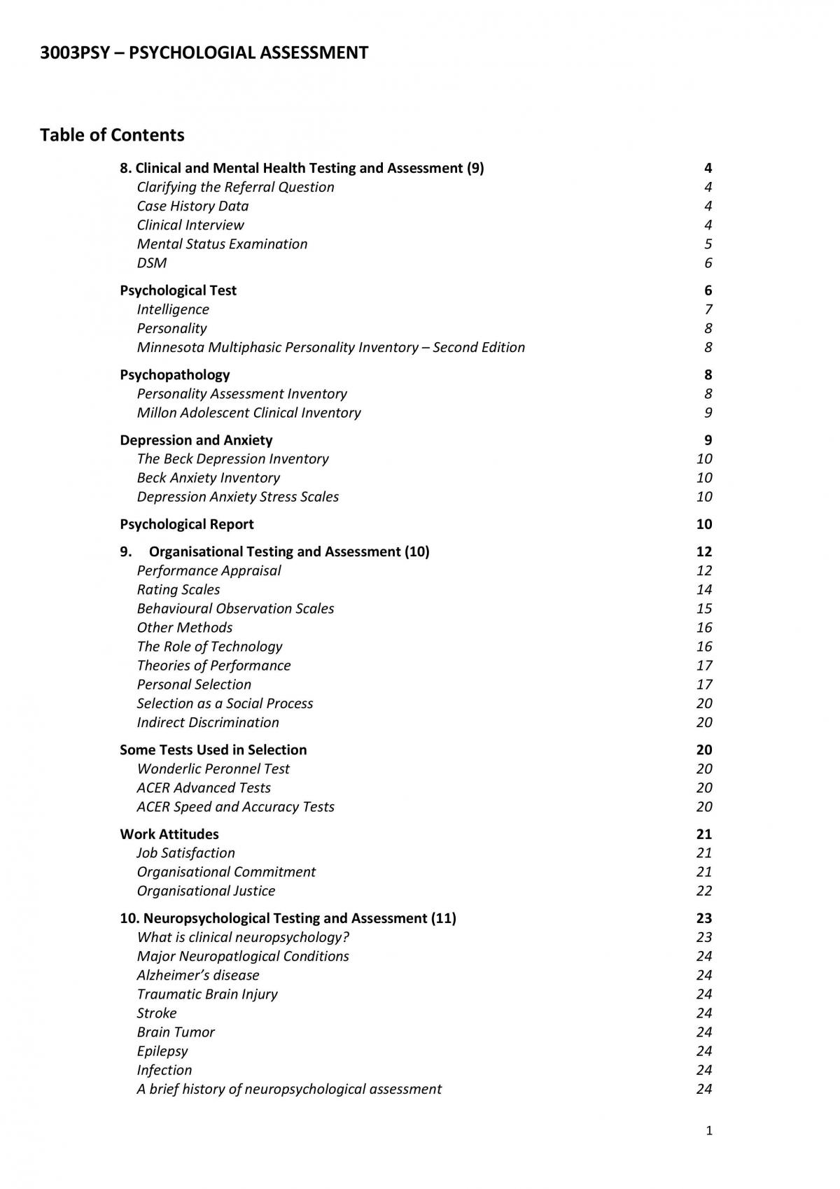 Final Exam Notes - Page 1