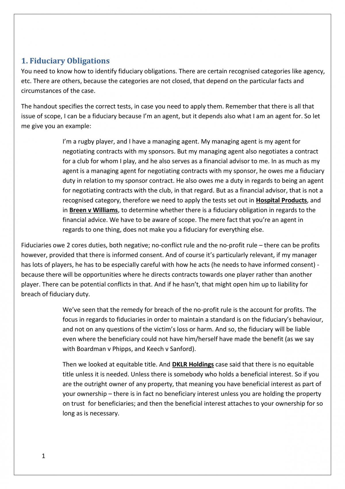 Revision Notes - Page 1