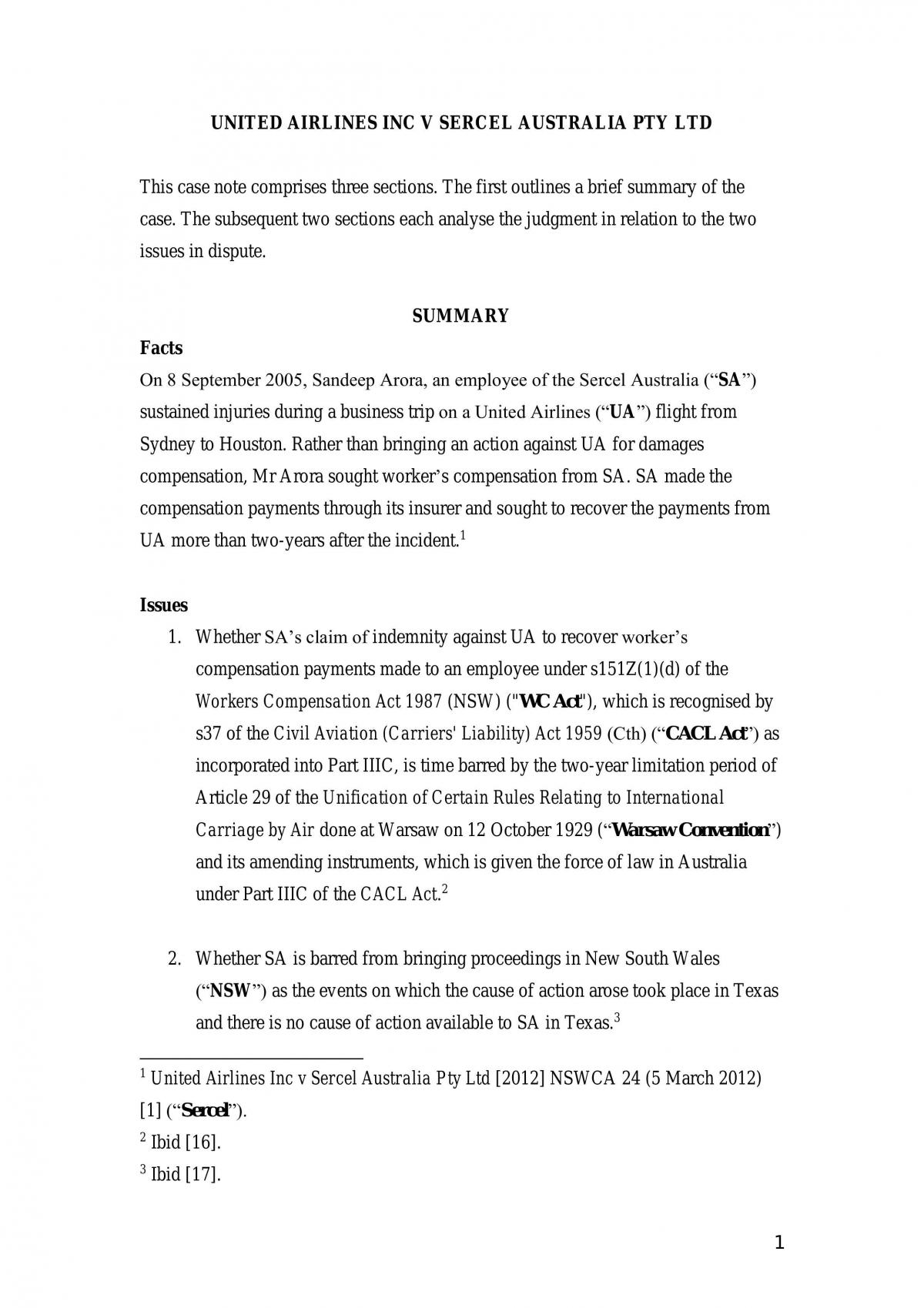 Law in the Global Context Final Case Note - Page 1