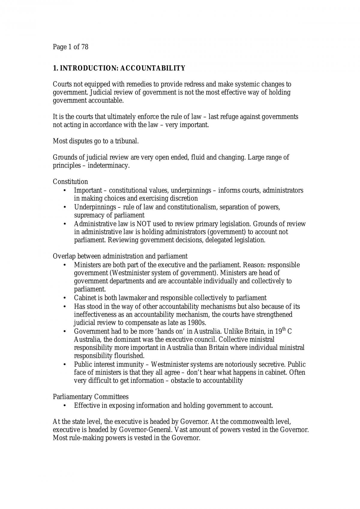 Administrative Law - Page 1