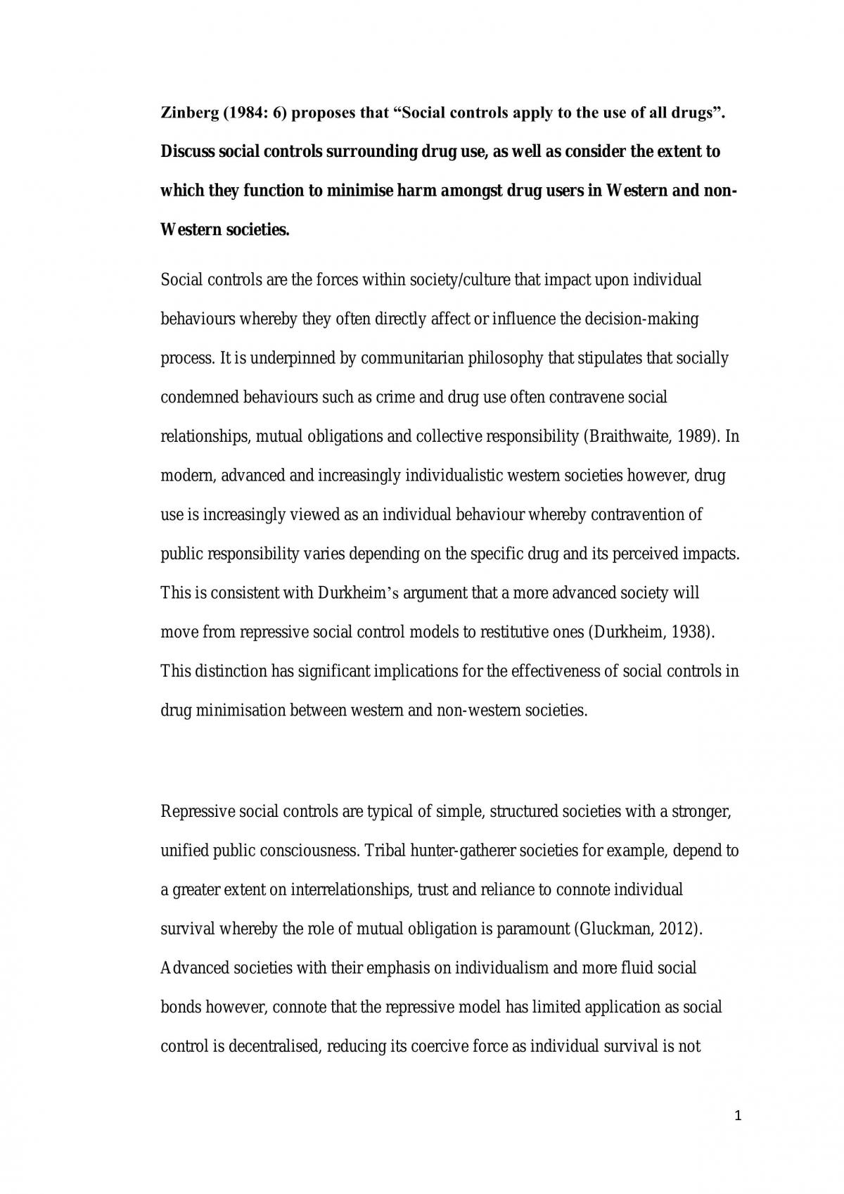 ANTH106 Essay - Page 1