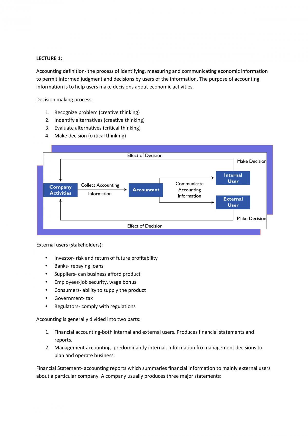 Fairly Basic Lecture Notes - Page 1