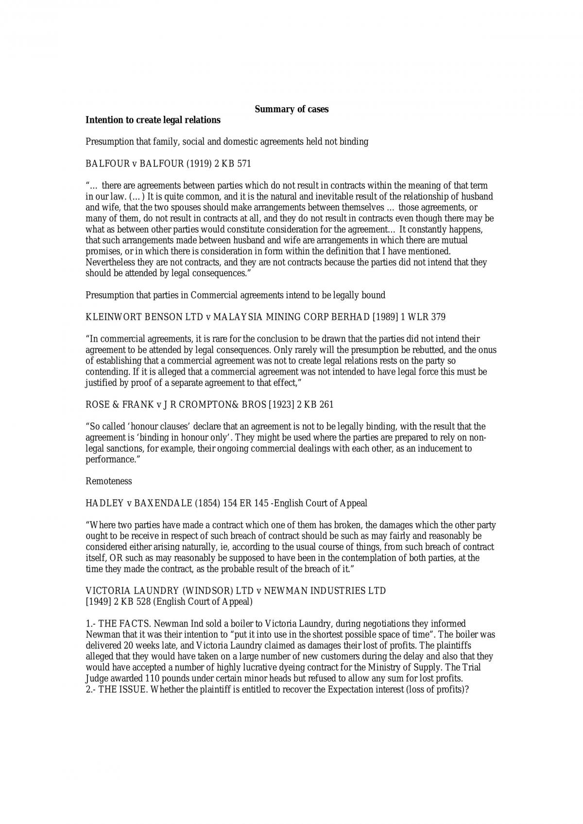 Cases Summary - Page 1