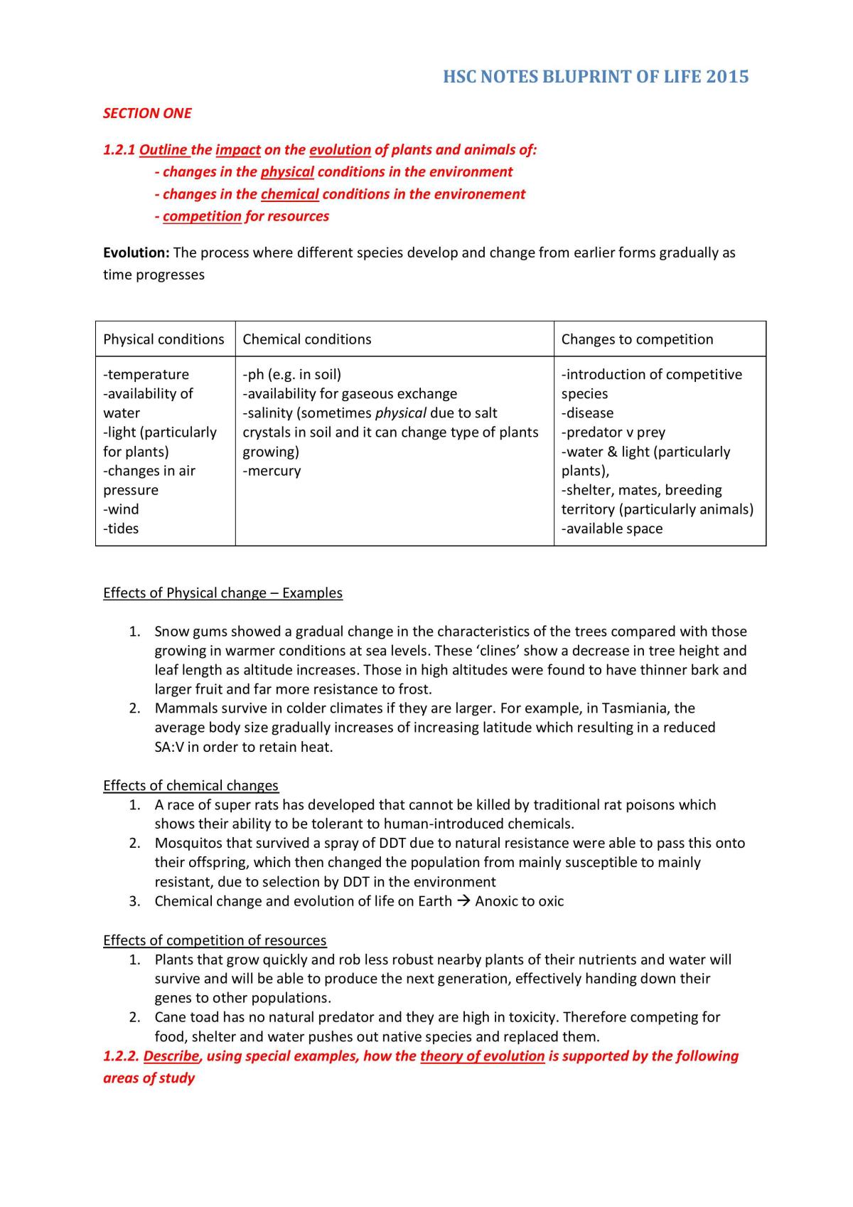 Blueprint of Life Complete Notes - Page 1